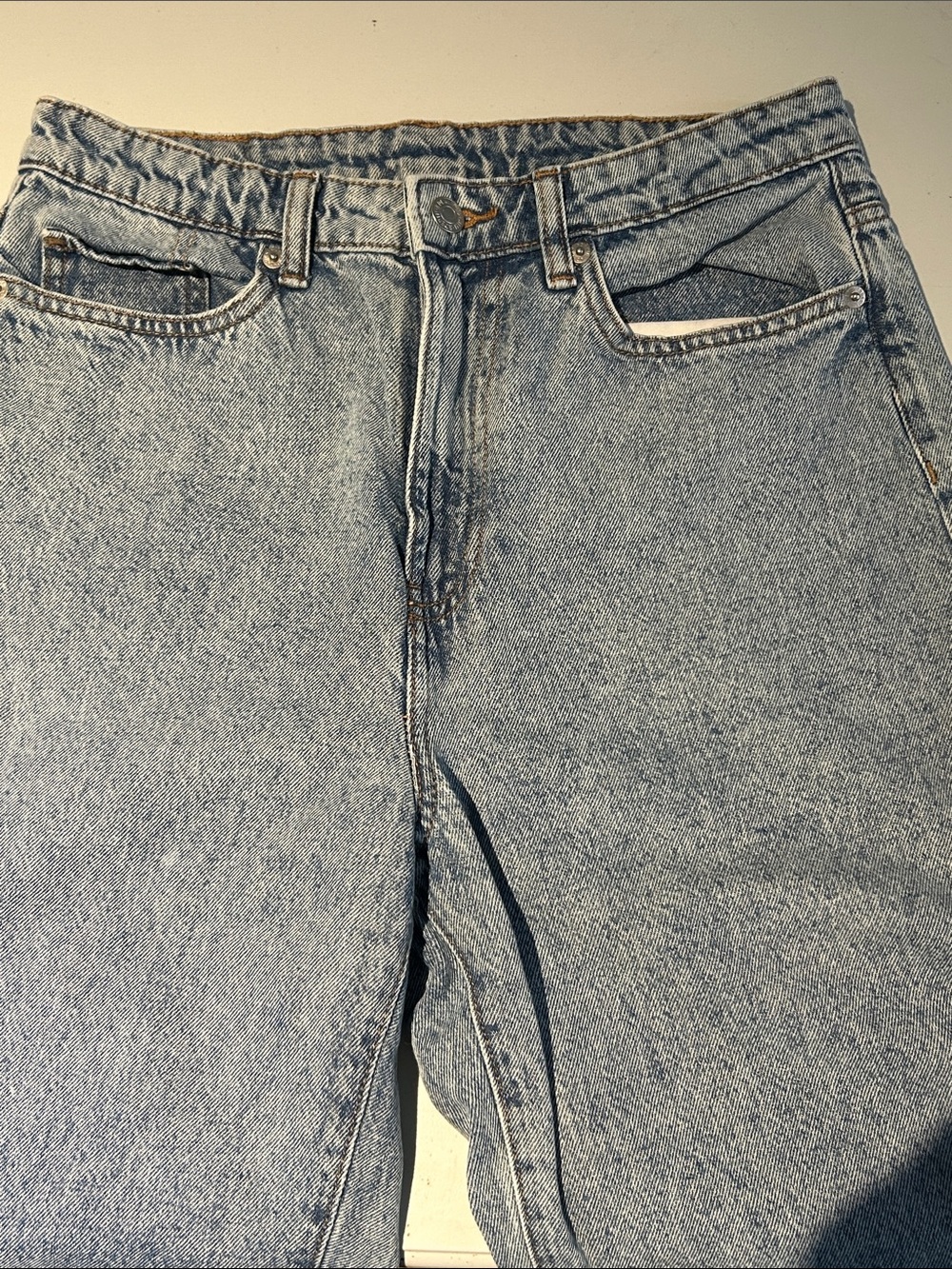 & denim loose mom jeans